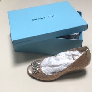 Antonio Melani Gold Shoes